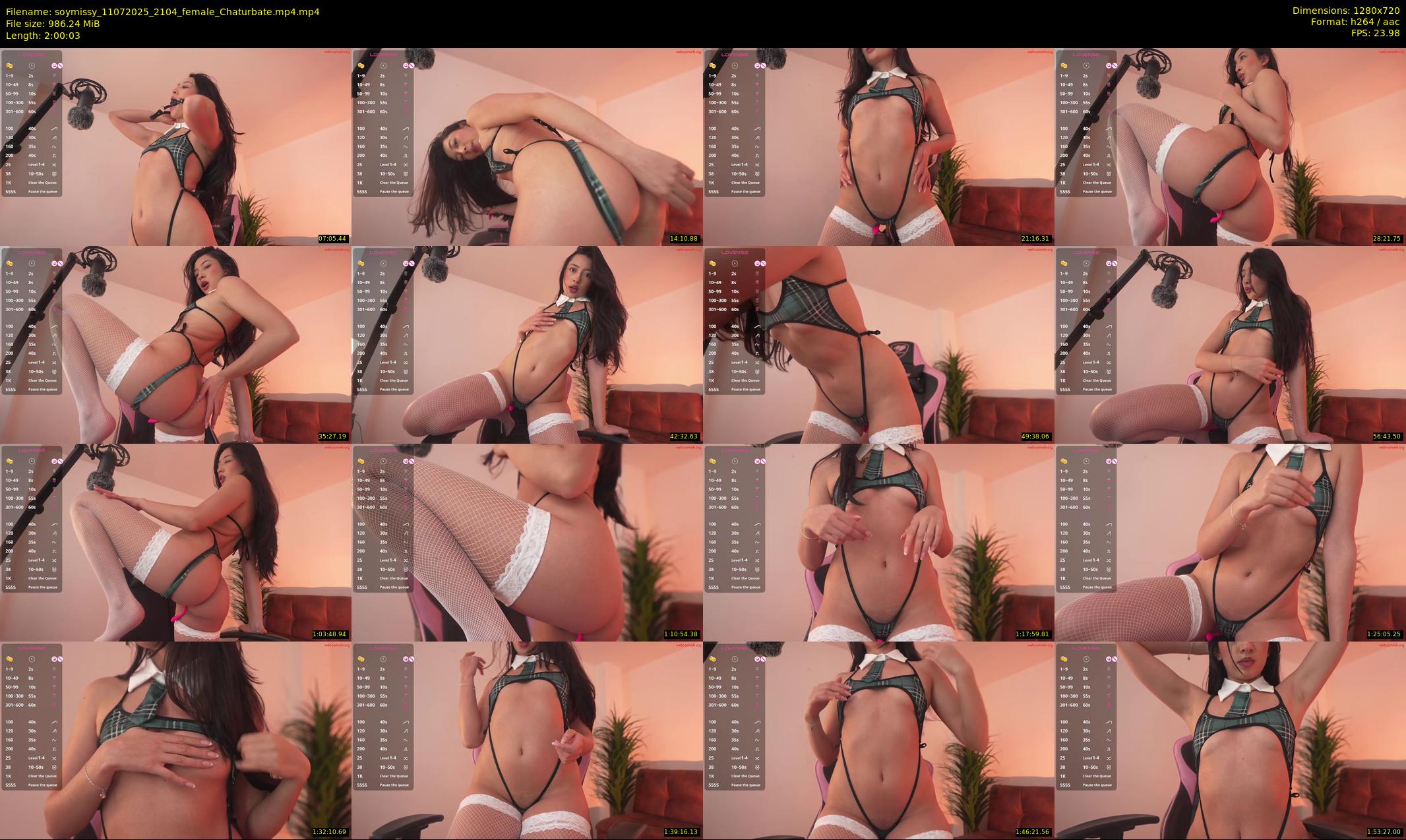 soymissy — 121 minute Chaturbate female cam show recording, 720p, Jul 11, 2025