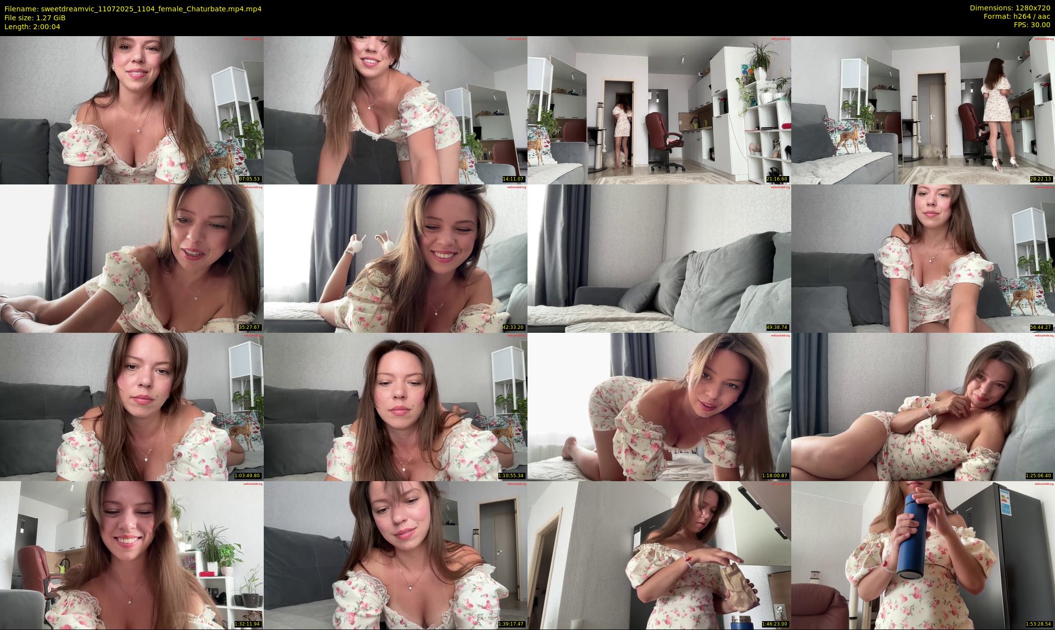 sweetdreamvic — 121 minute Chaturbate female cam show recording, 720p, Jul 11, 2025