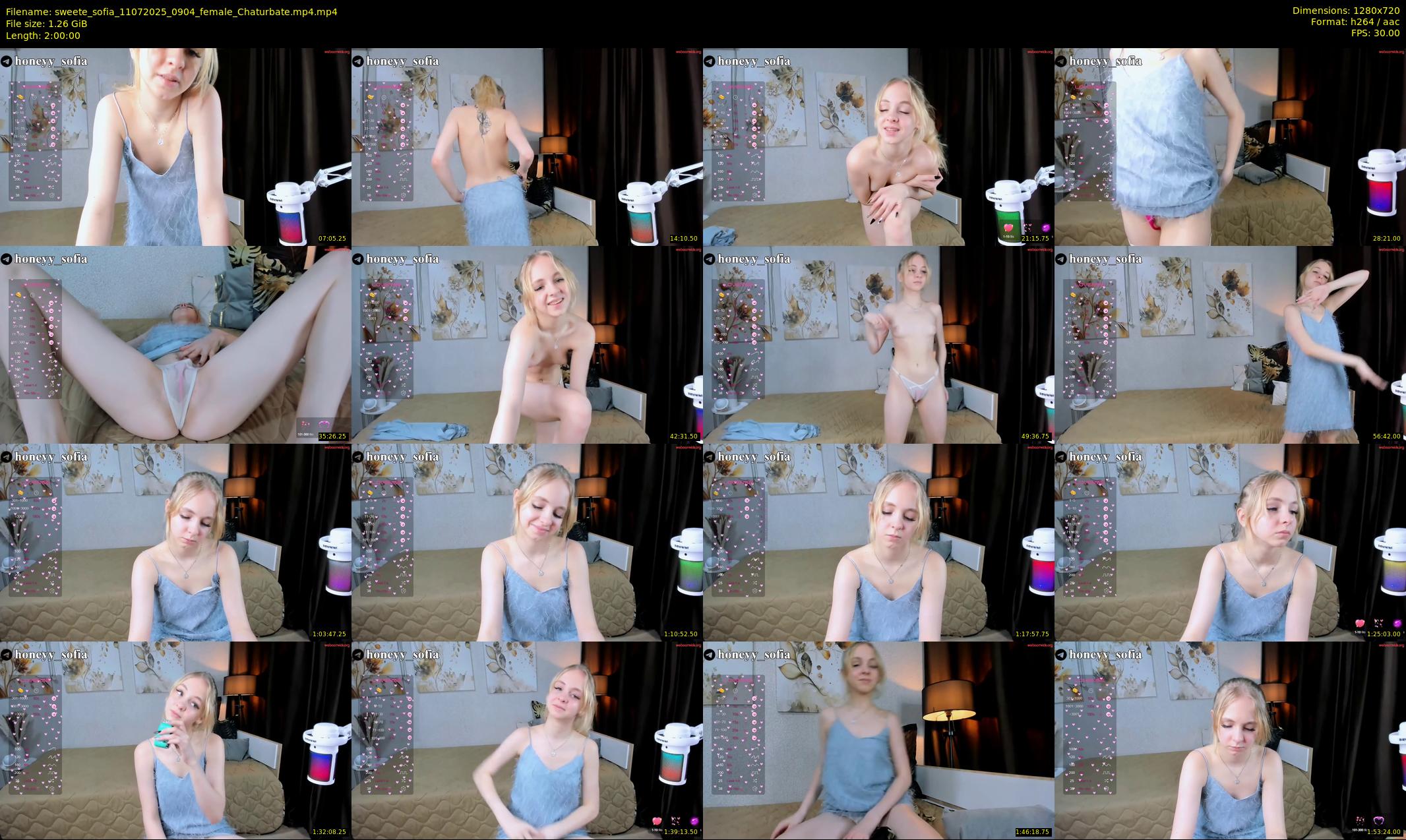 sweete_sofia — 120 minute Chaturbate female cam show recording, 720p, Jul 11, 2025