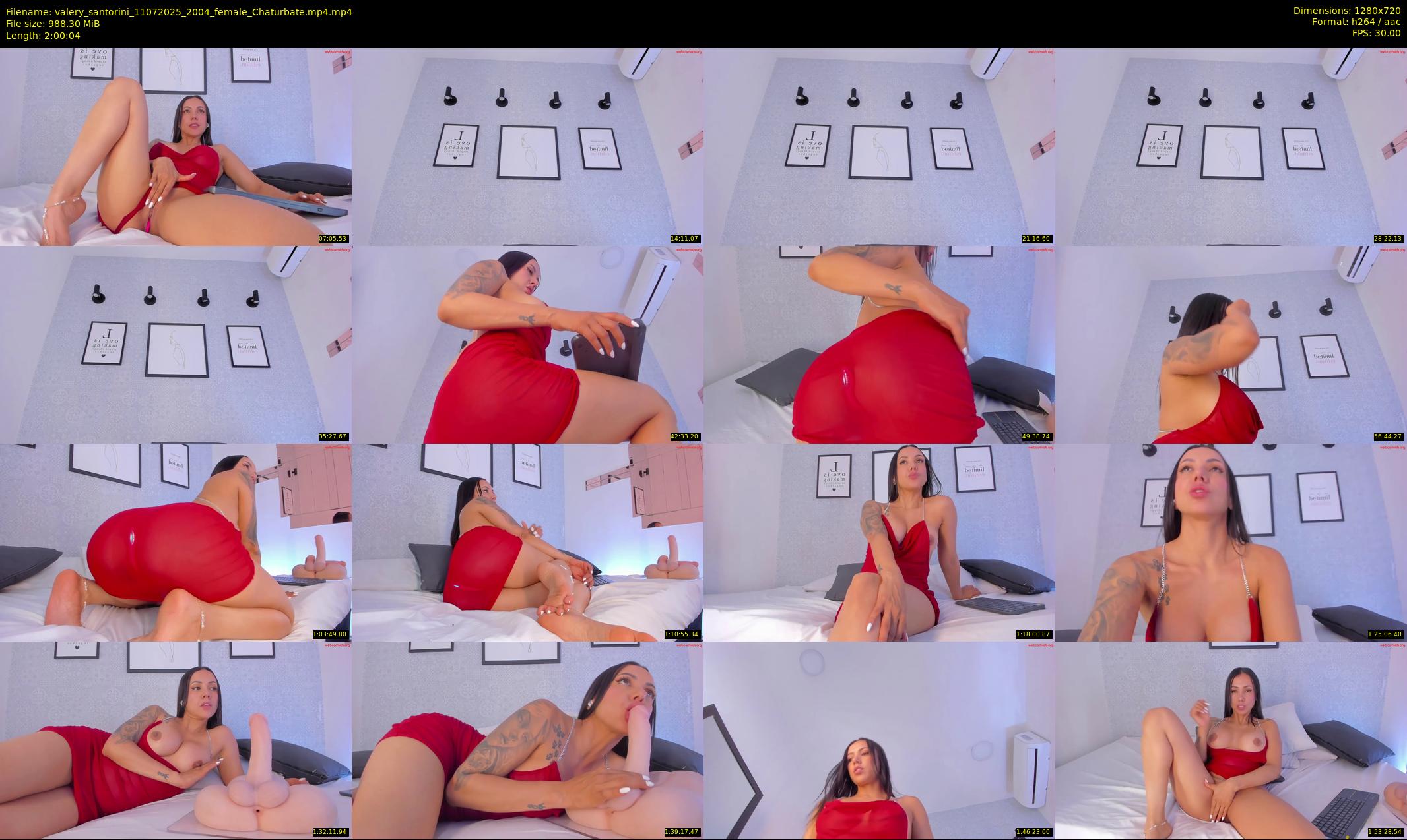 valery_santorini — 121 minute Chaturbate female cam show recording, 720p, Jul 11, 2025