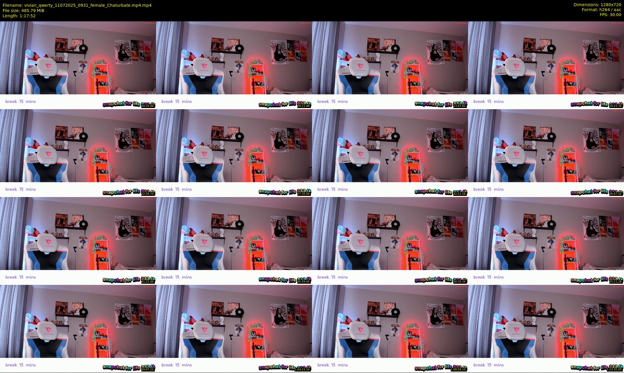 vivian_qwerty — 78 minute Chaturbate female cam show recording, 720p, Jul 11, 2025