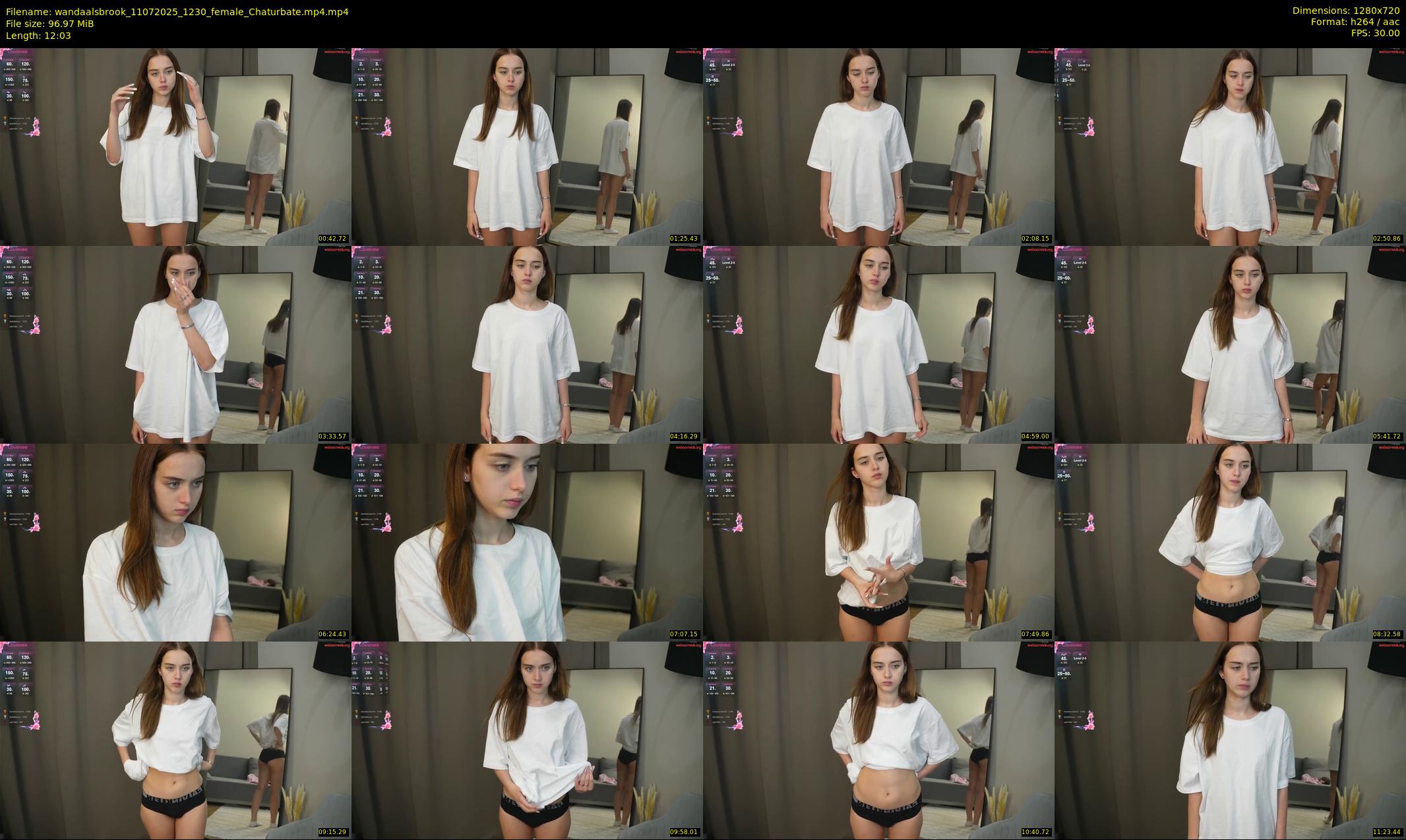 wandaalsbrook — 13 minute Chaturbate female cam show recording, 720p, Jul 11, 2025