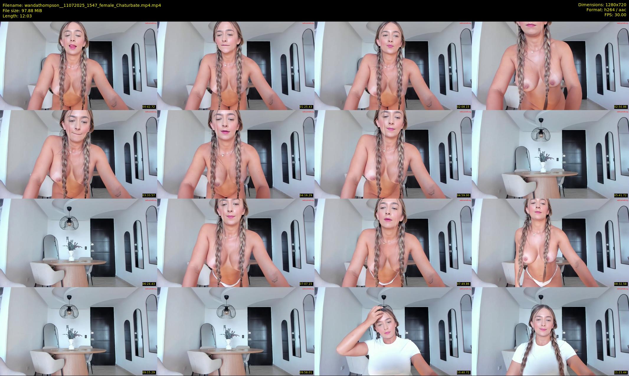 wandathompson_ — 13 minute Chaturbate female cam show recording, 720p, Jul 11, 2025