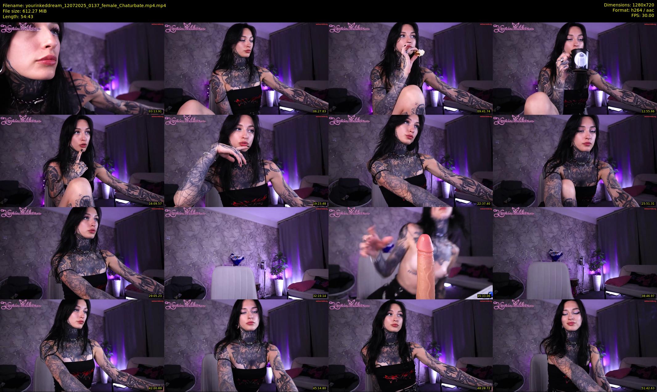 yourinkeddream — 55 minute Chaturbate couple cam show recording, 720p, Jul 12, 2025