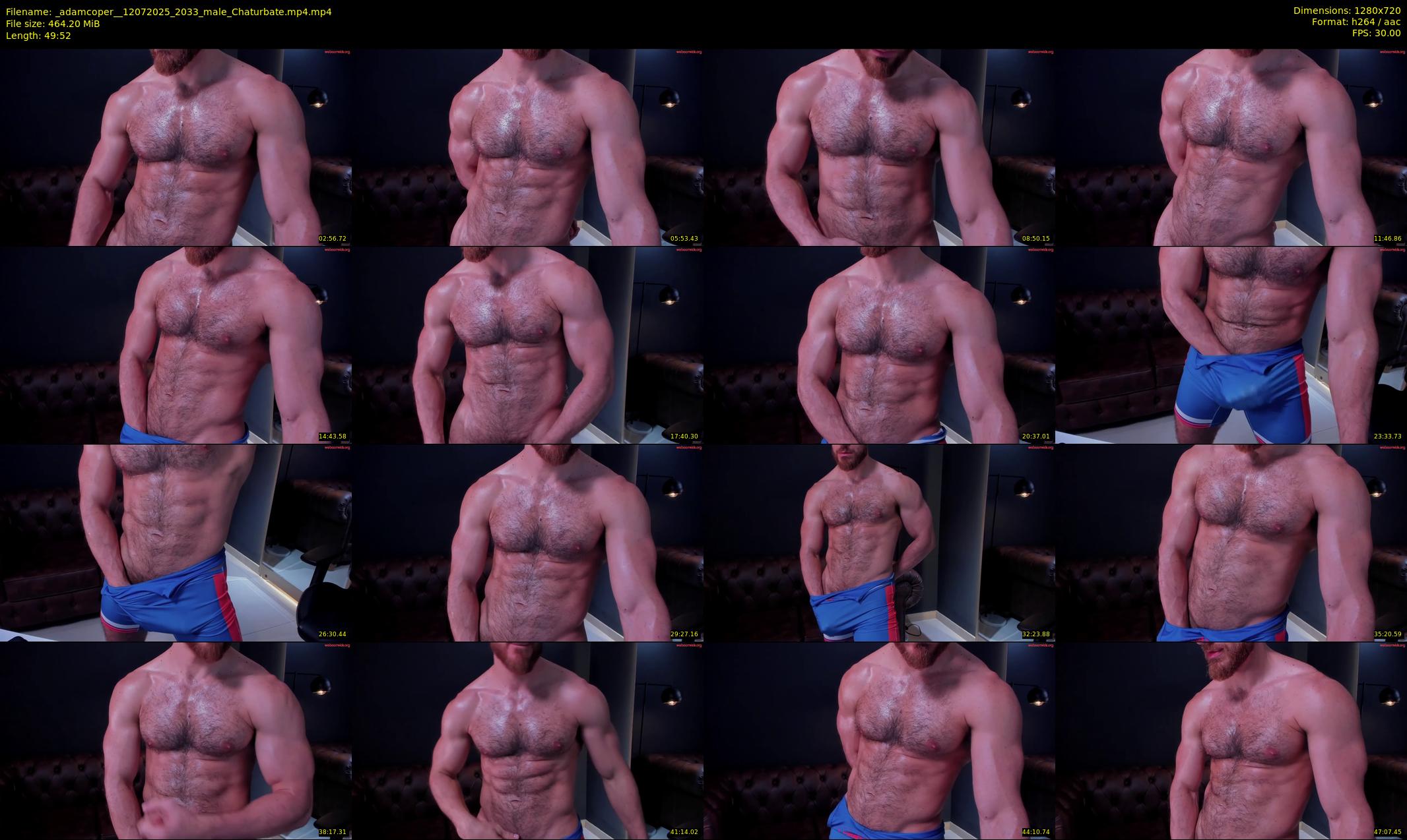 _adamcoper_ — 50 minute Chaturbate male cam show recording, 720p, Jul 12, 2025