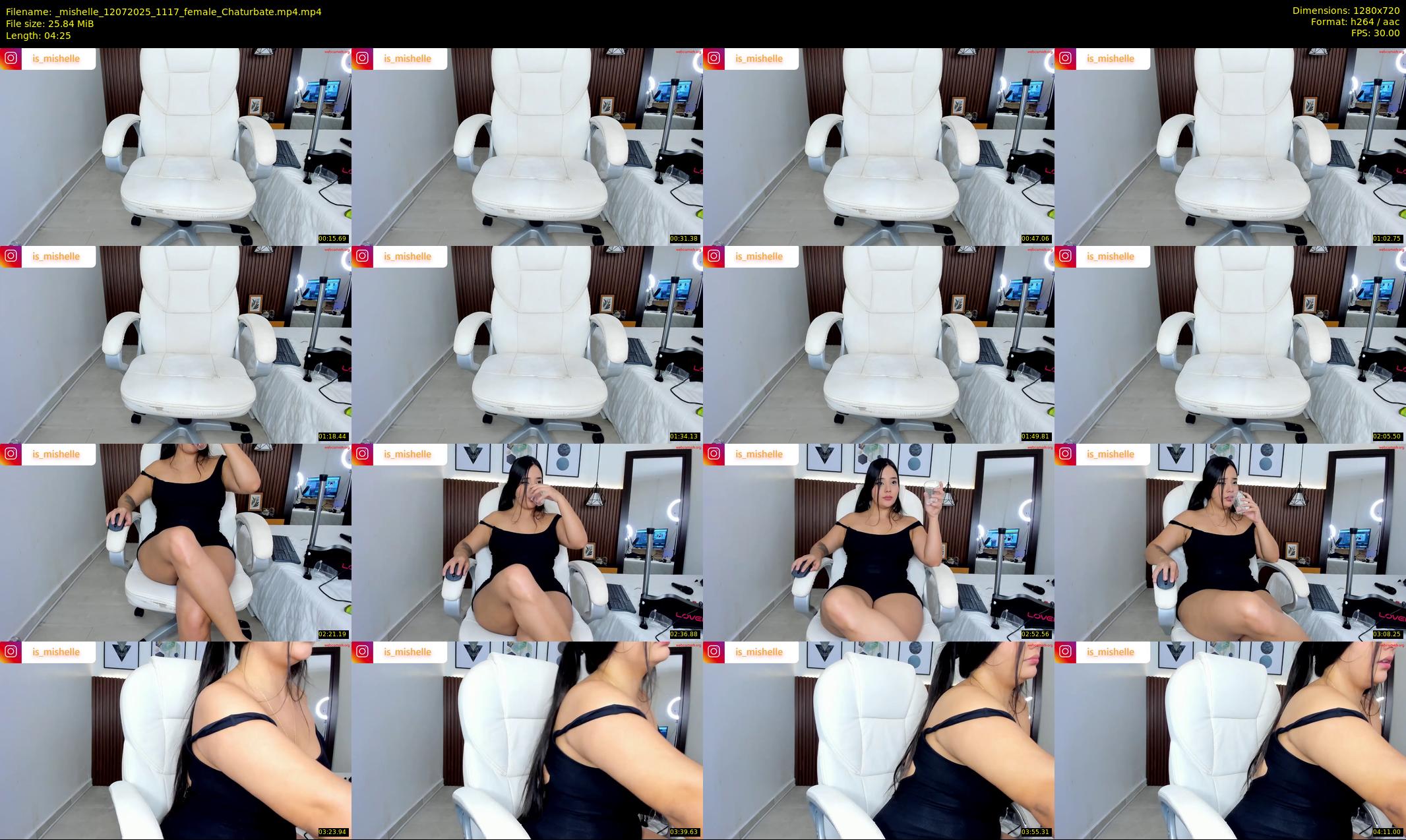 _mishelle — 5 minute Chaturbate female cam show recording, 720p, Jul 12, 2025