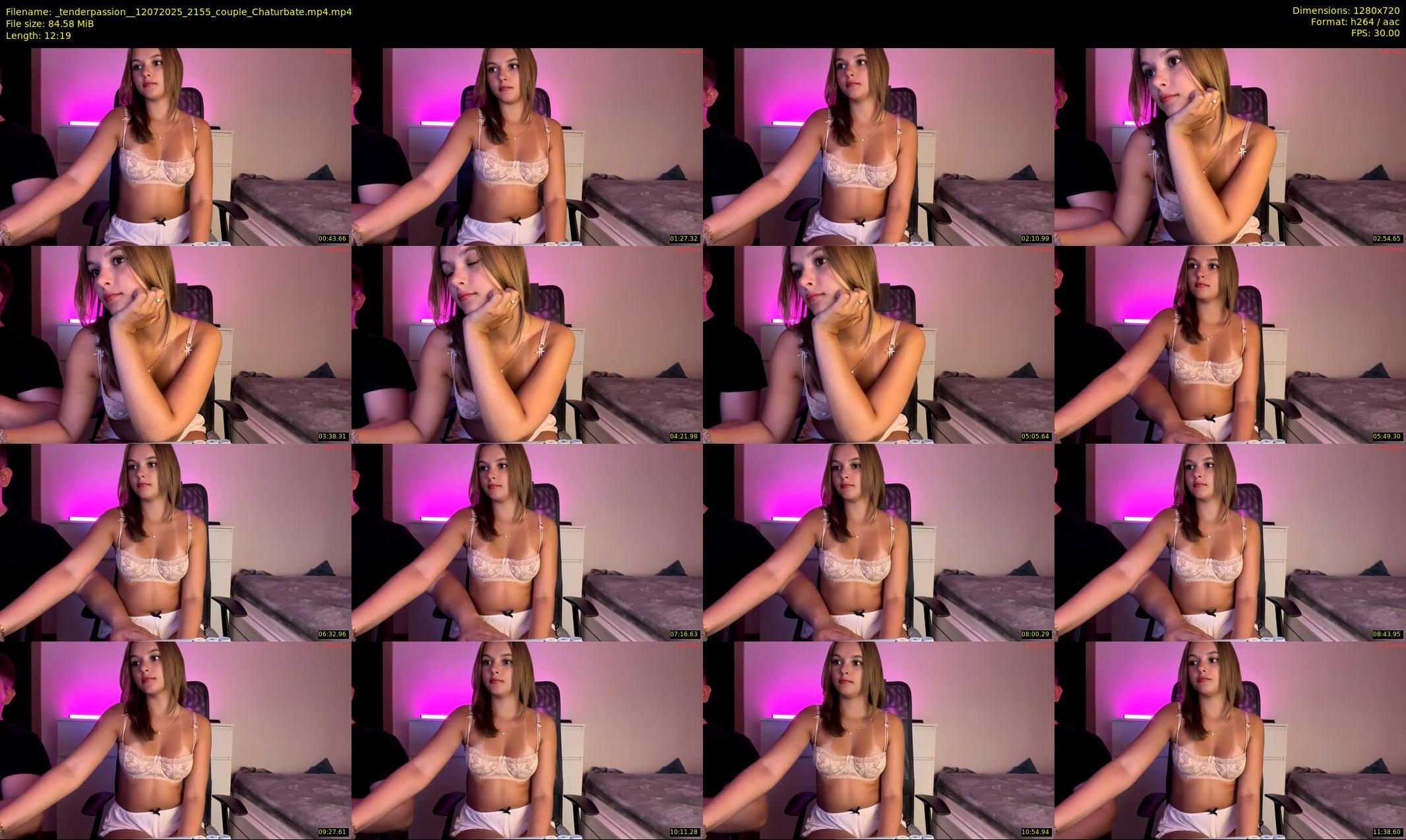 _tenderpassion_ — 13 minute Chaturbate couple cam show recording, 720p, Jul 12, 2025