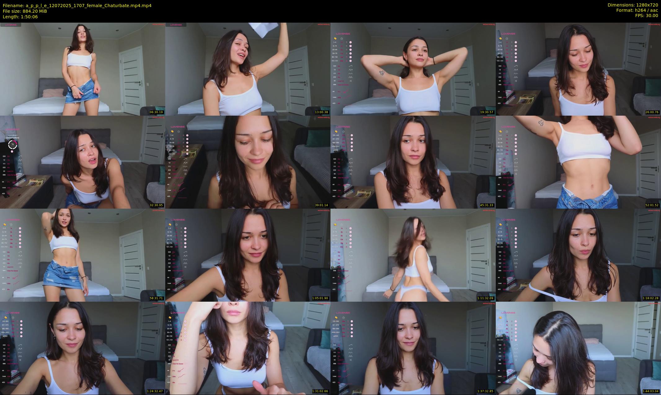 a_p_p_l_e — 111 minute Chaturbate female cam show recording, 720p, Jul 12, 2025