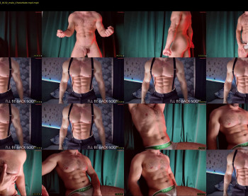adam_muscle_ — 80 minute Chaturbate male cam show recording, 720p, Jul 13, 2025