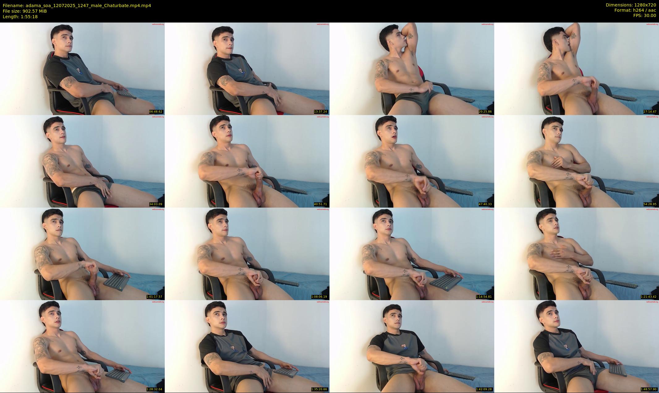 adama_soa — 116 minute Chaturbate male cam show recording, 720p, Jul 12, 2025