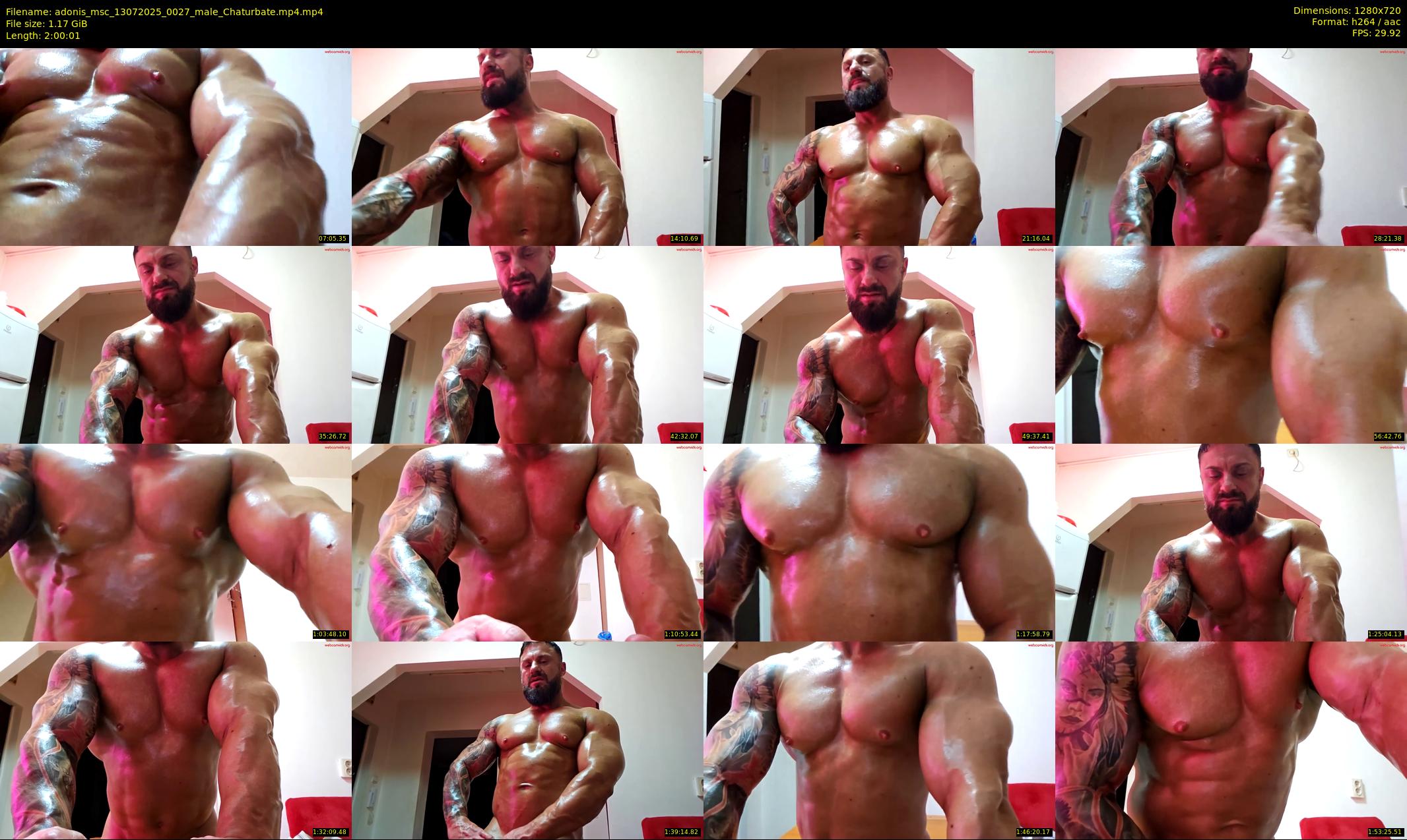 adonis_msc — 121 minute Chaturbate male cam show recording, 720p, Jul 13, 2025