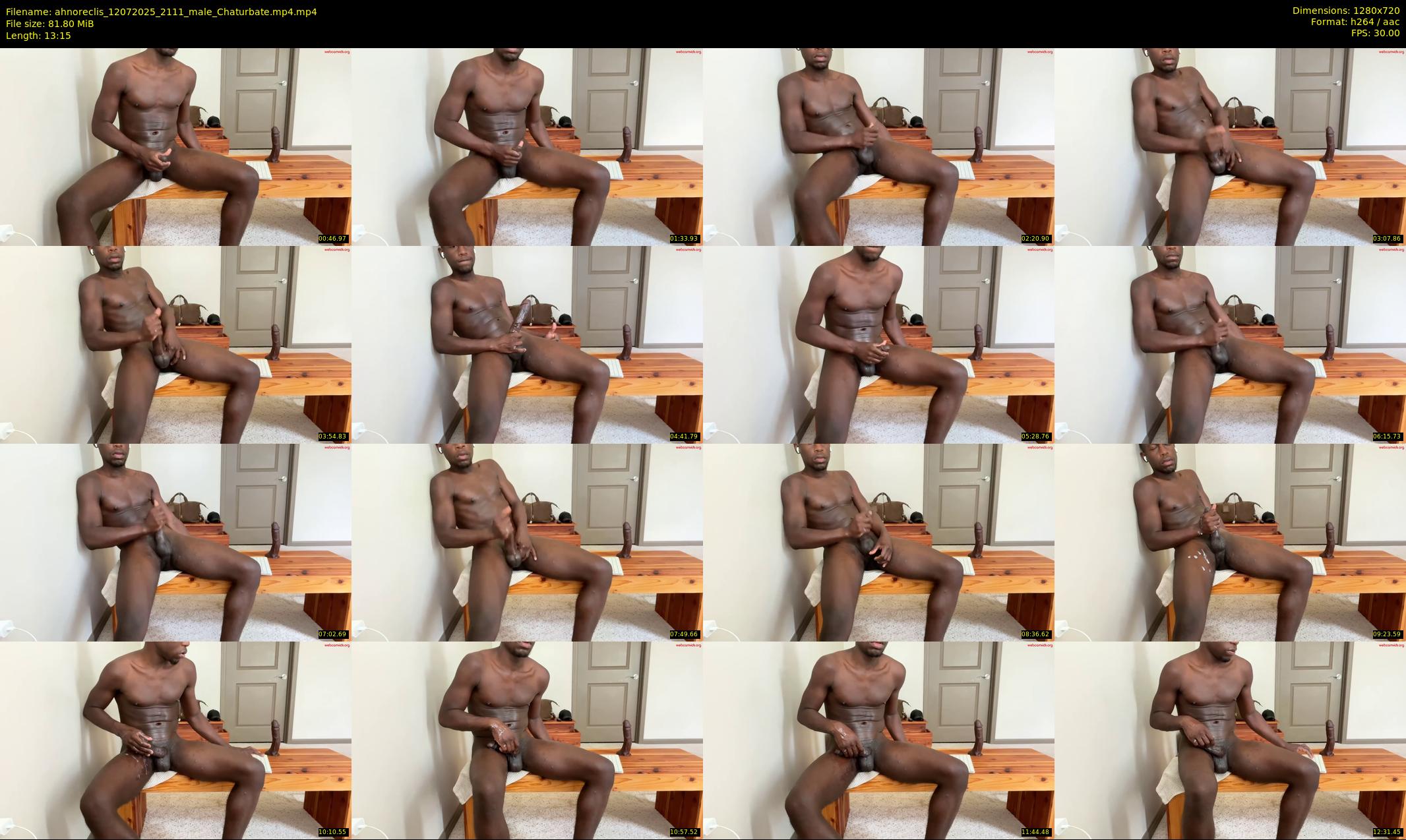 ahnoreclis — 14 minute Chaturbate male cam show recording, 720p, Jul 12, 2025