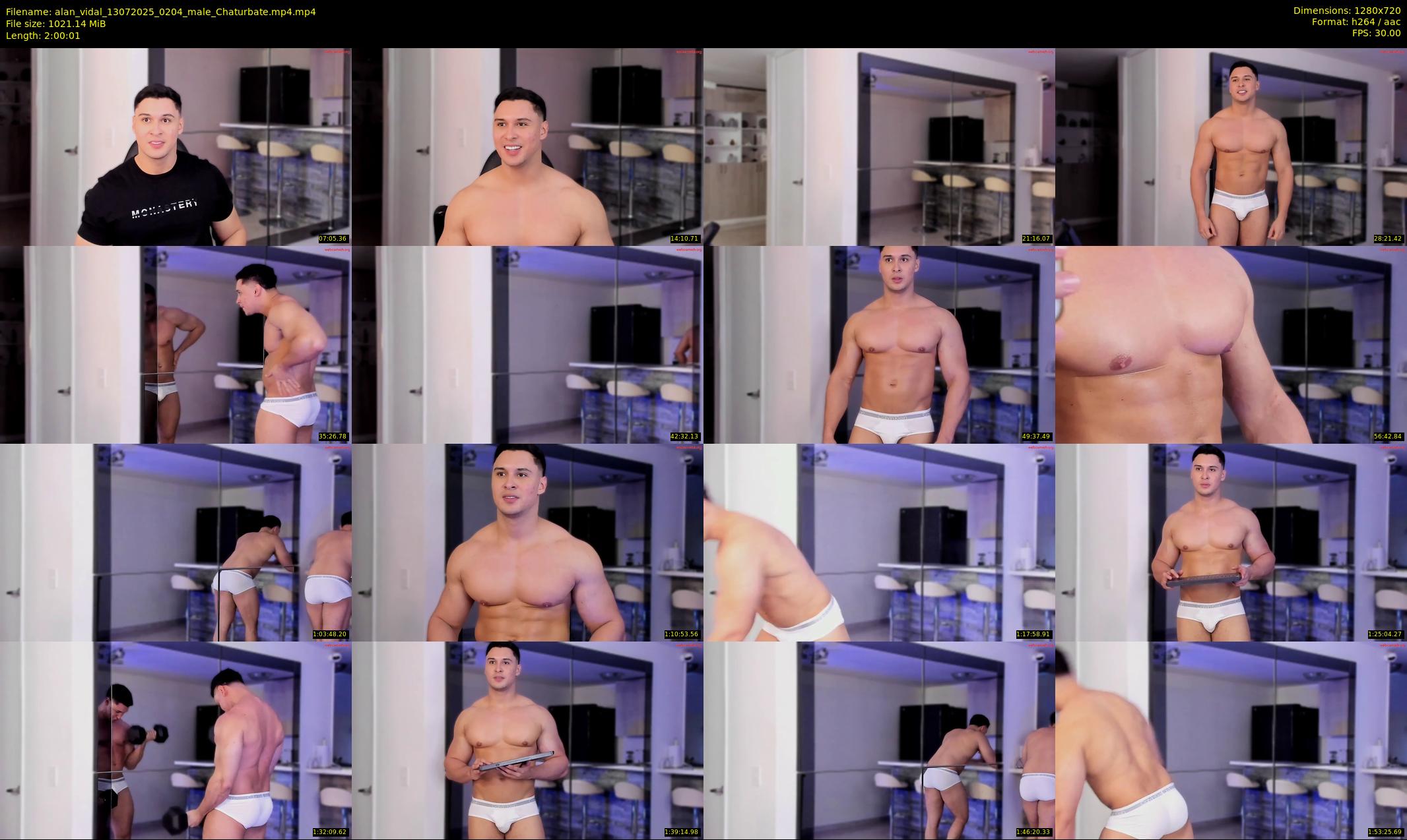 alan_vidal — 121 minute Chaturbate male cam show recording, 720p, Jul 13, 2025