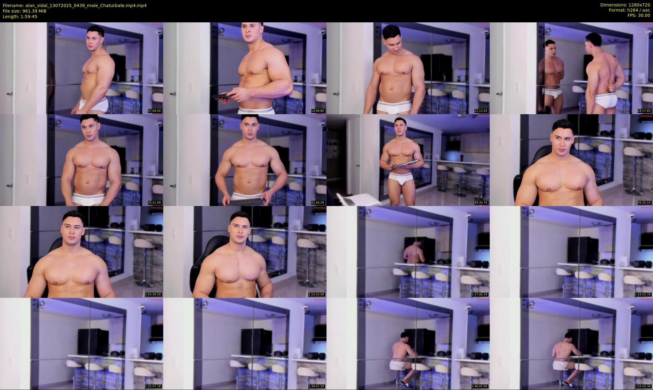 alan_vidal — 120 minute Chaturbate male cam show recording, 720p, Jul 13, 2025