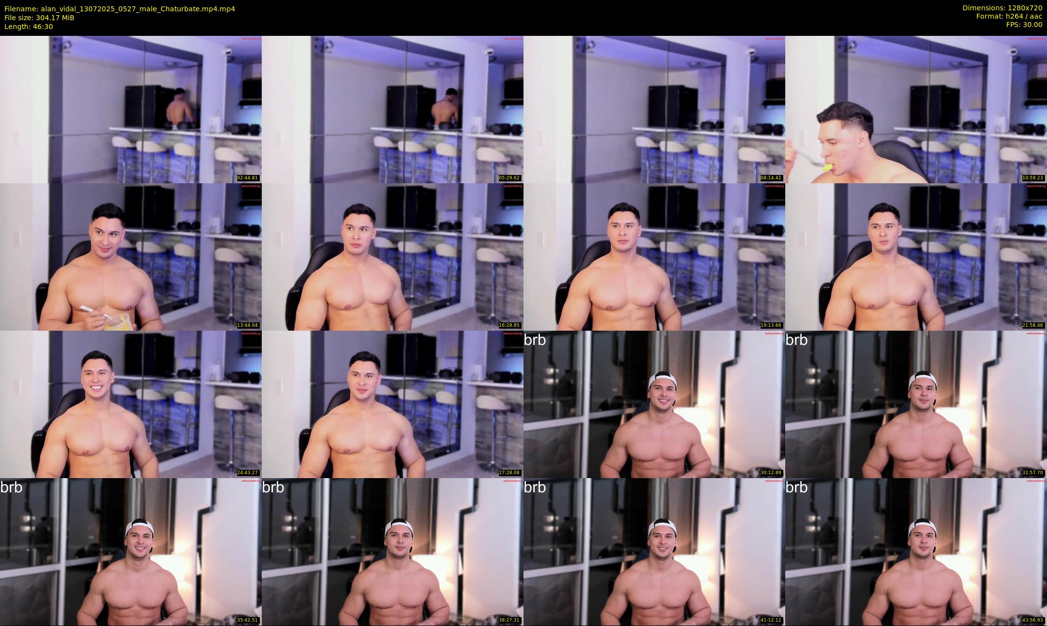 alan_vidal — 47 minute Chaturbate male cam show recording, 720p, Jul 13, 2025