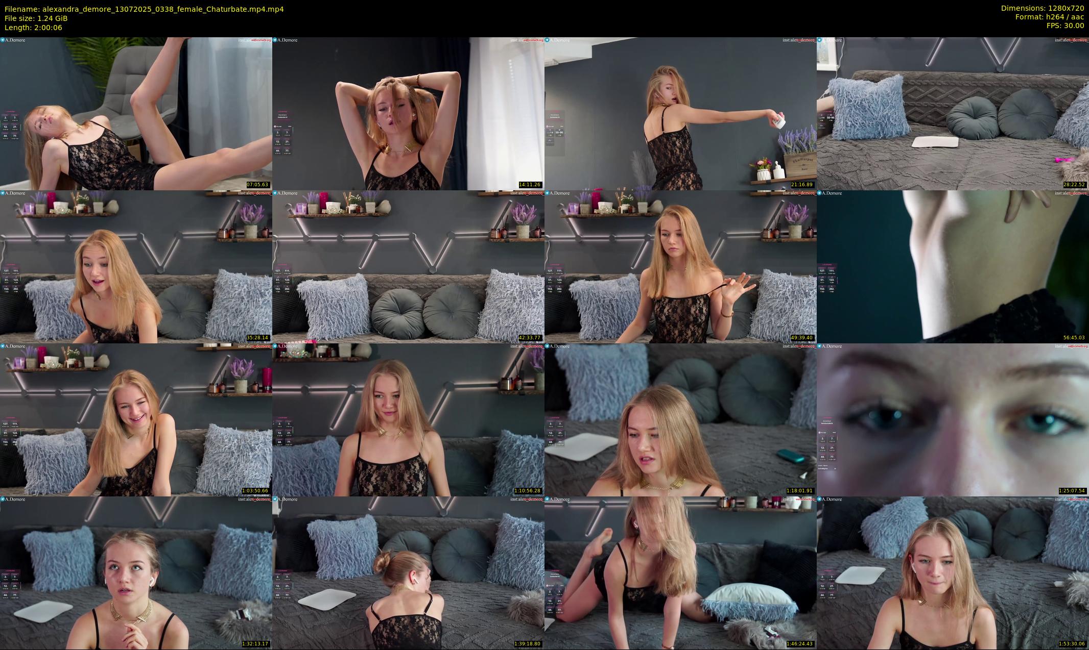 alexandra_demore — 121 minute Chaturbate female cam show recording, 720p, Jul 13, 2025