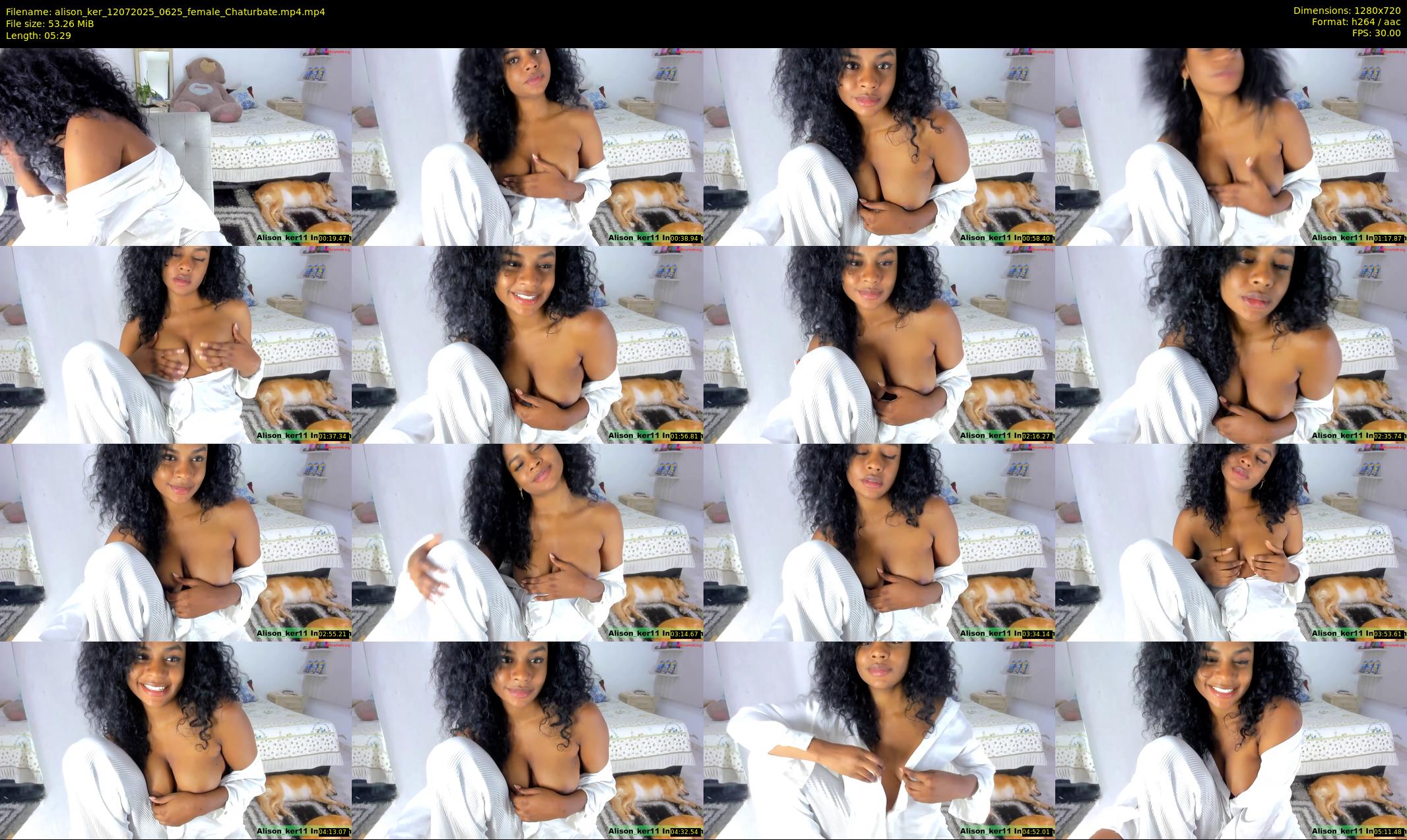 alison_ker — 6 minute Chaturbate female cam show recording, 720p, Jul 12, 2025