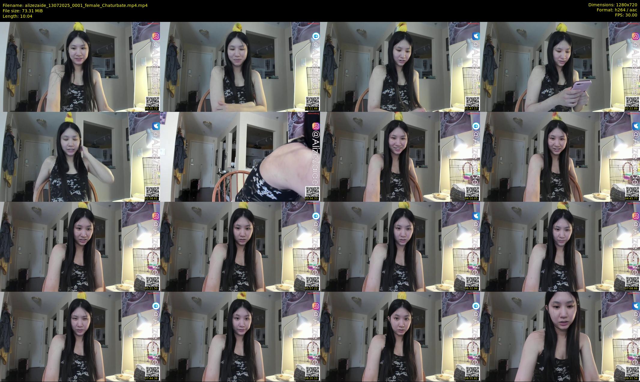 alizezaide — 11 minute Chaturbate female cam show recording, 720p, Jul 13, 2025