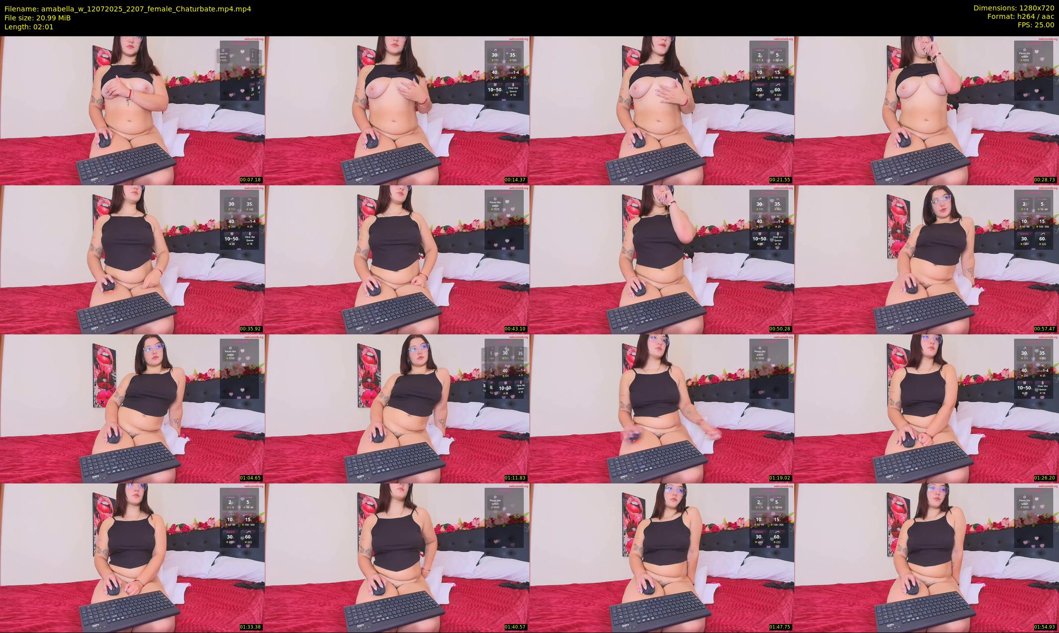 amabella_w — 3 minute Chaturbate female cam show recording, 720p, Jul 12, 2025