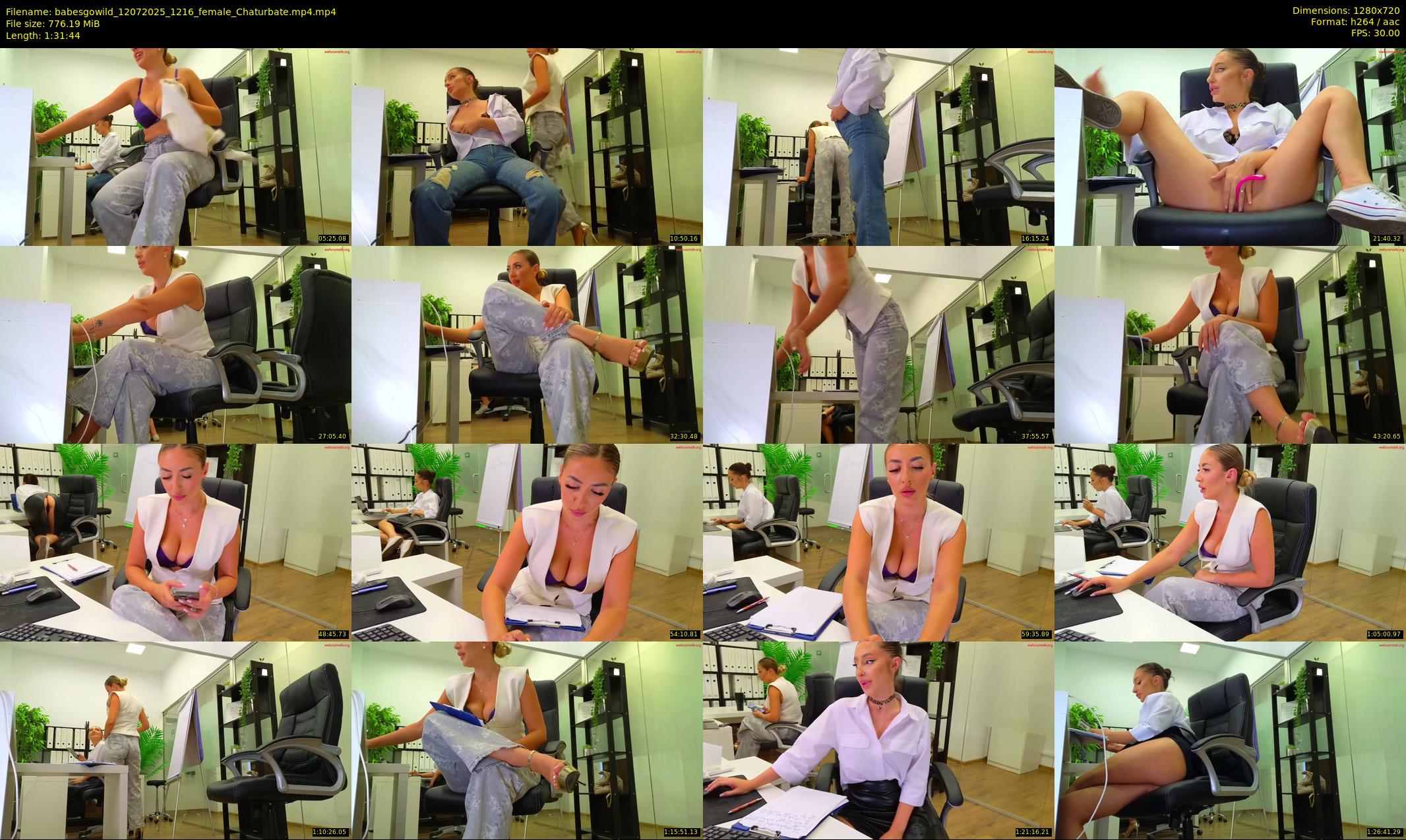 babesgowild — 92 minute Chaturbate couple cam show recording, 720p, Jul 12, 2025