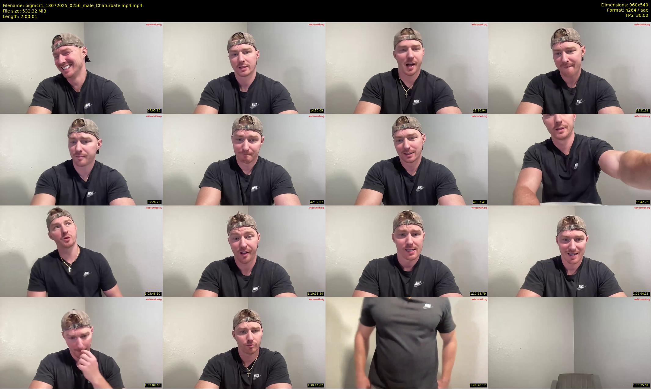 bigmcr1 — 121 minute Chaturbate male cam show recording, 480p, Jul 13, 2025