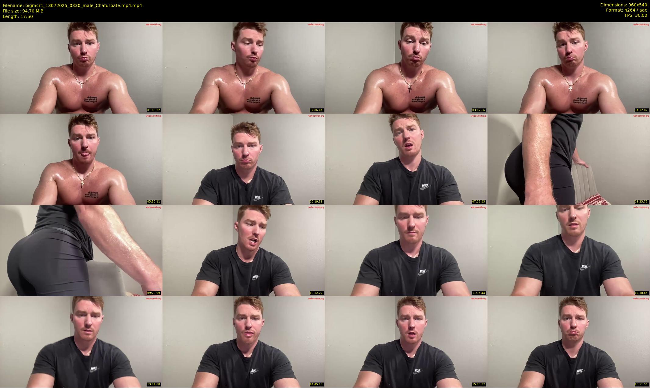 bigmcr1 — 18 minute Chaturbate male cam show recording, 480p, Jul 13, 2025