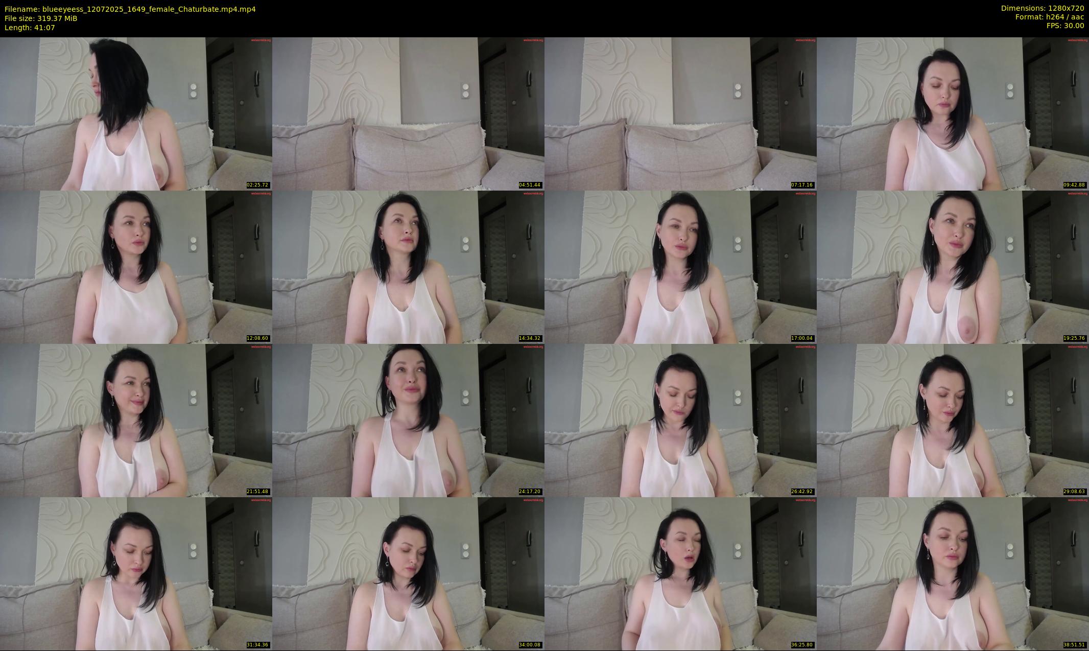 blueeyeess — 42 minute Chaturbate female cam show recording, 720p, Jul 12, 2025