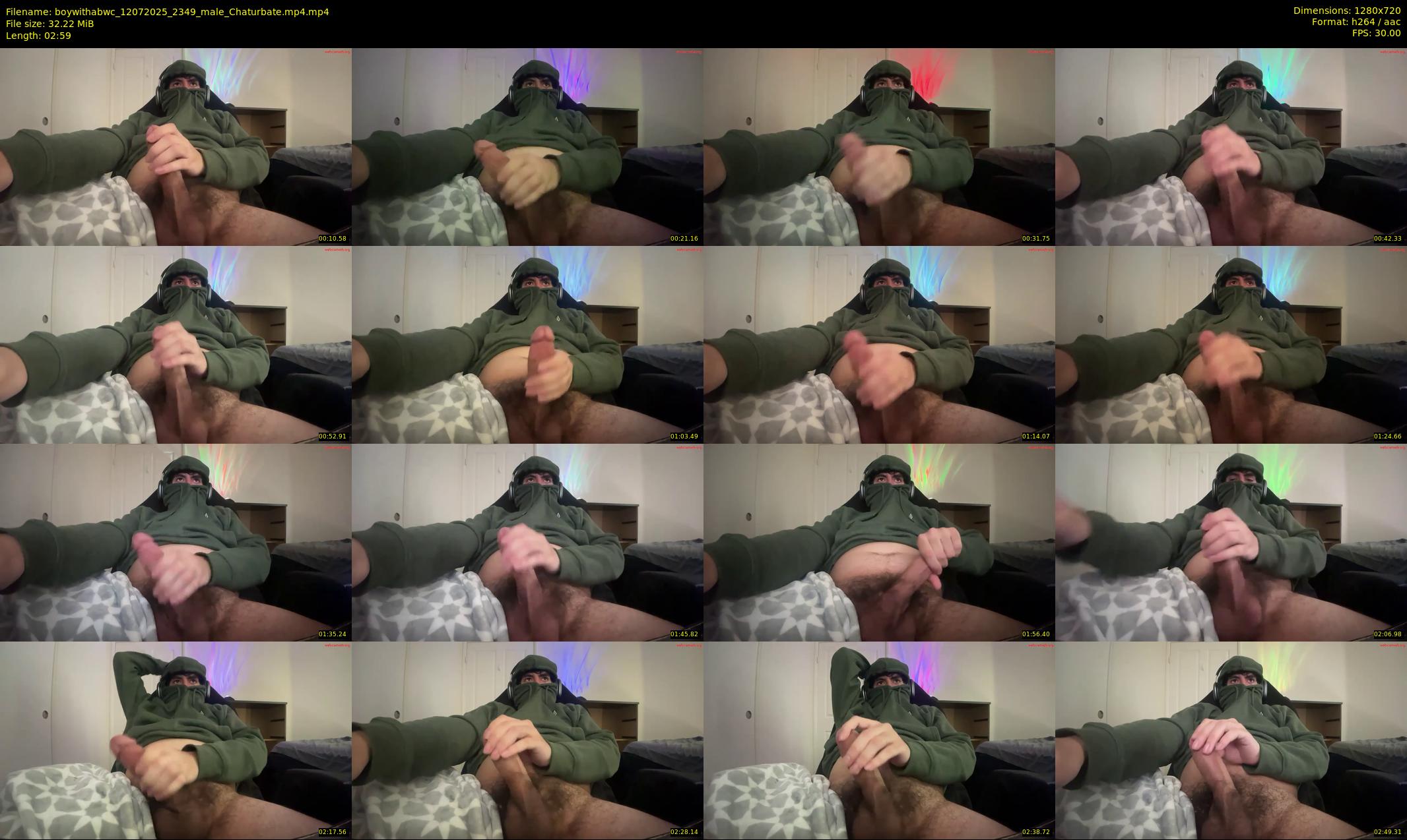boywithabwc — 3 minute Chaturbate male cam show recording, 720p, Jul 12, 2025