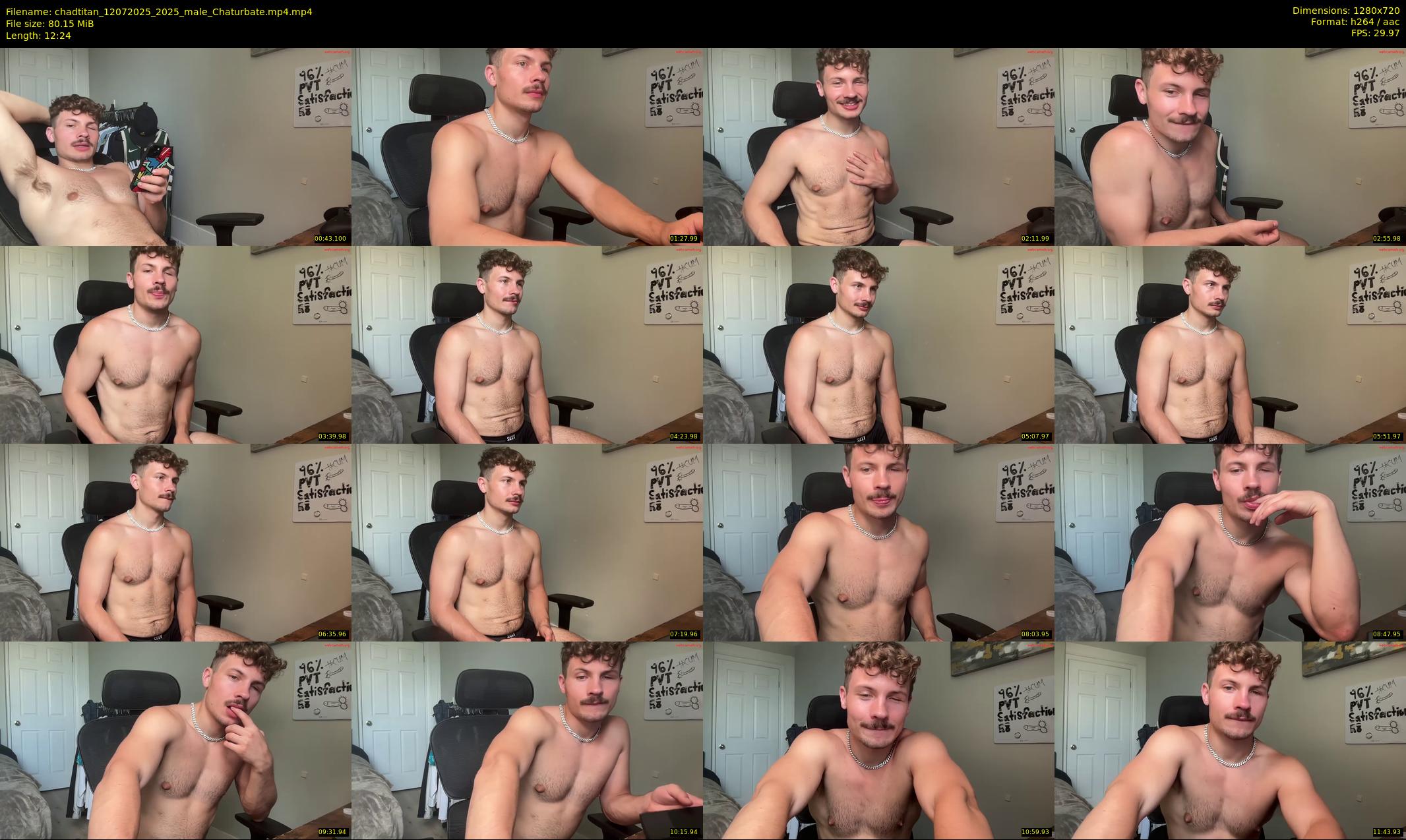 chadtitan — 13 minute Chaturbate male cam show recording, 720p, Jul 12, 2025