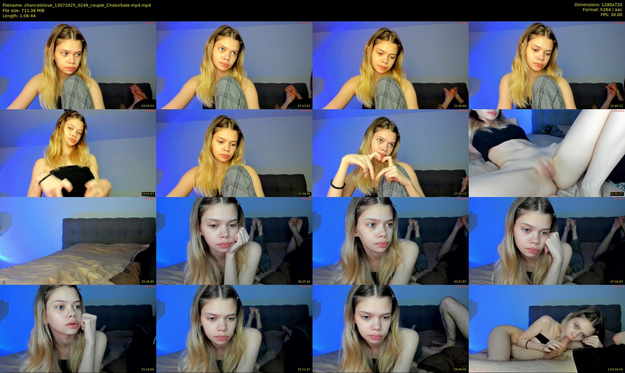 chancetolove — 67 minute Chaturbate couple cam show recording, 720p, Jul 13, 2025