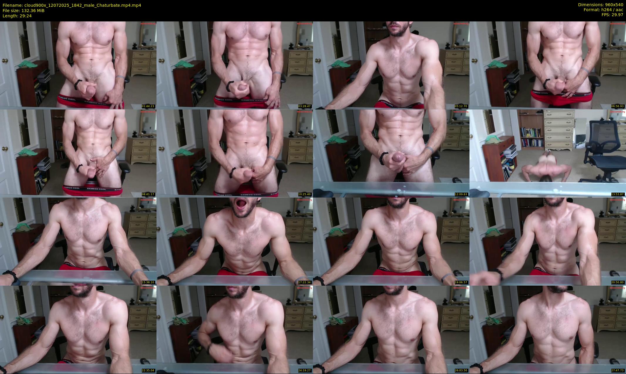 cloud900x — 30 minute Chaturbate male cam show recording, 480p, Jul 12, 2025