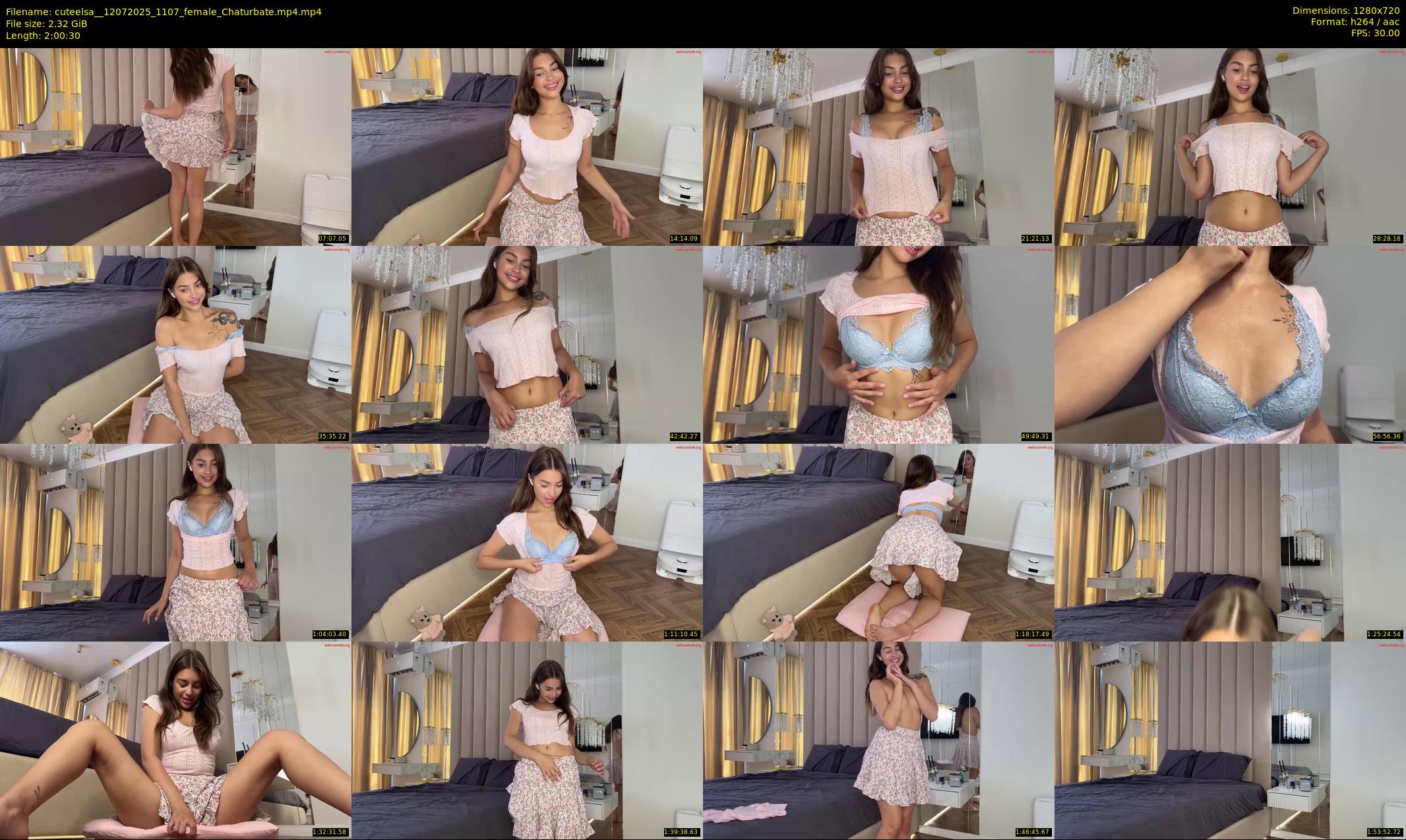 cuteelsa_ — 121 minute Chaturbate female cam show recording, 720p, Jul 12, 2025