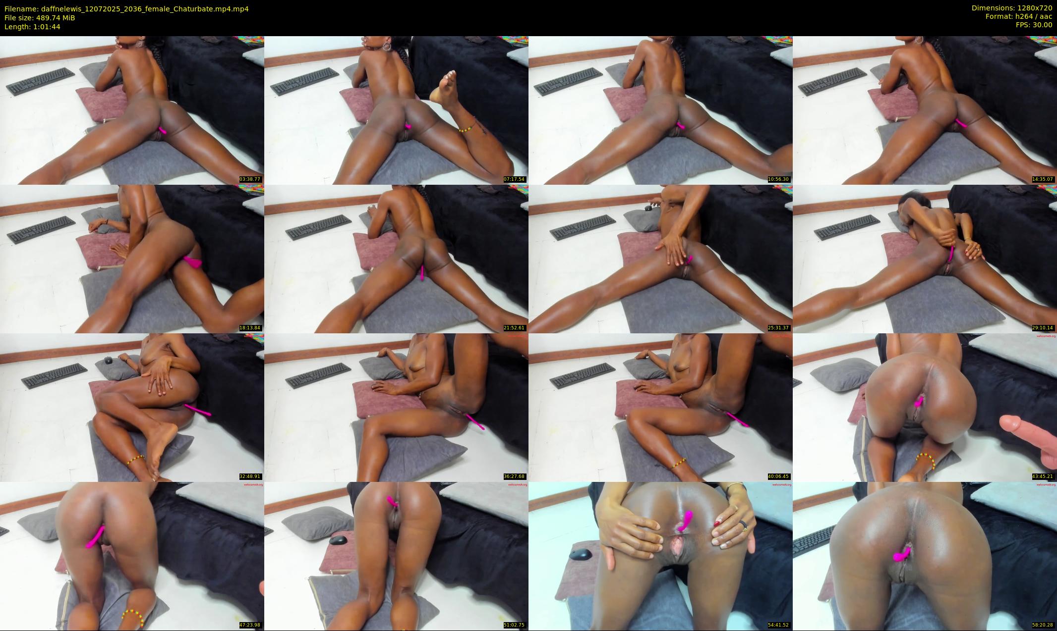 daffnelewis — 62 minute Chaturbate female cam show recording, 720p, Jul 12, 2025