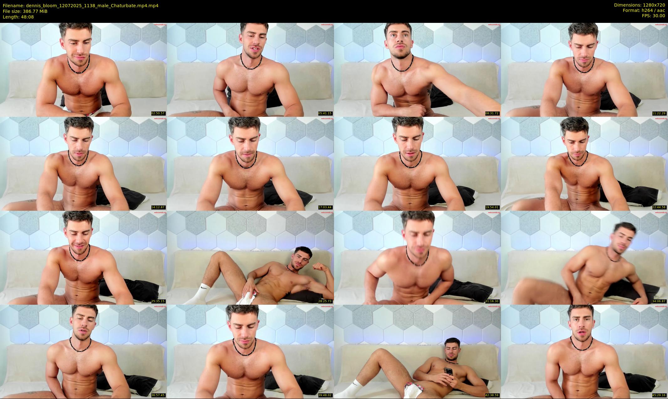 dennis_bloom — 49 minute Chaturbate male cam show recording, 720p, Jul 12, 2025