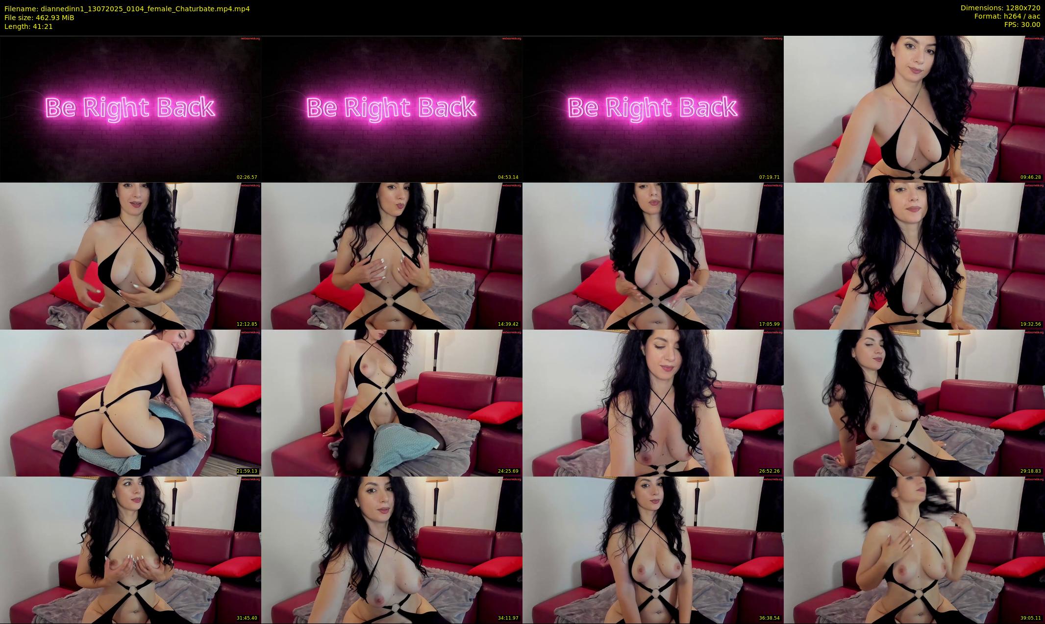 diannedinn1 — 42 minute Chaturbate female cam show recording, 720p, Jul 13, 2025