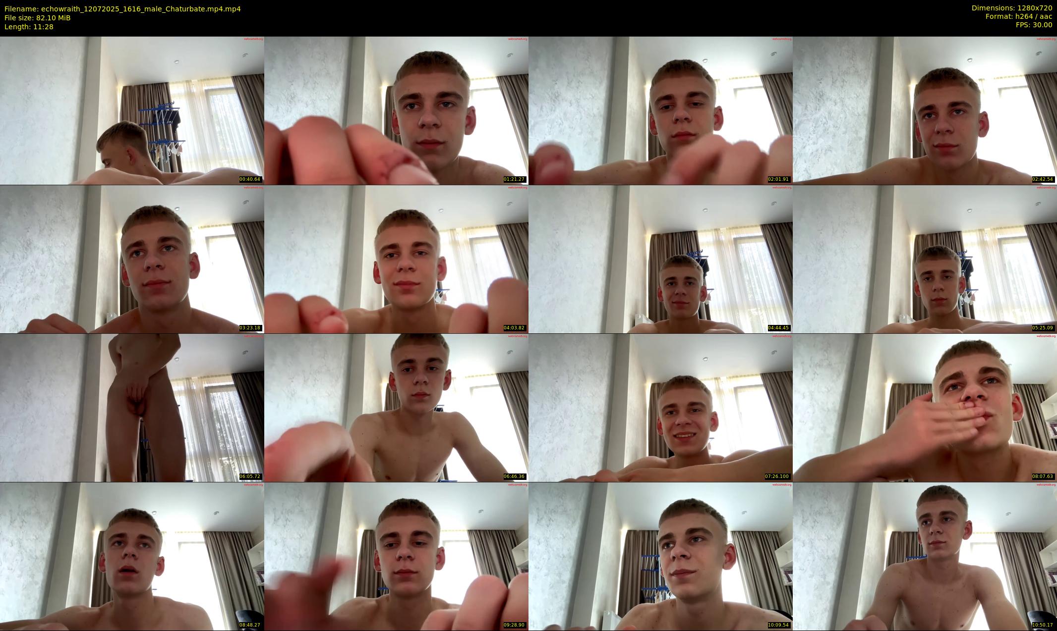 echowraith — 12 minute Chaturbate male cam show recording, 720p, Jul 12, 2025
