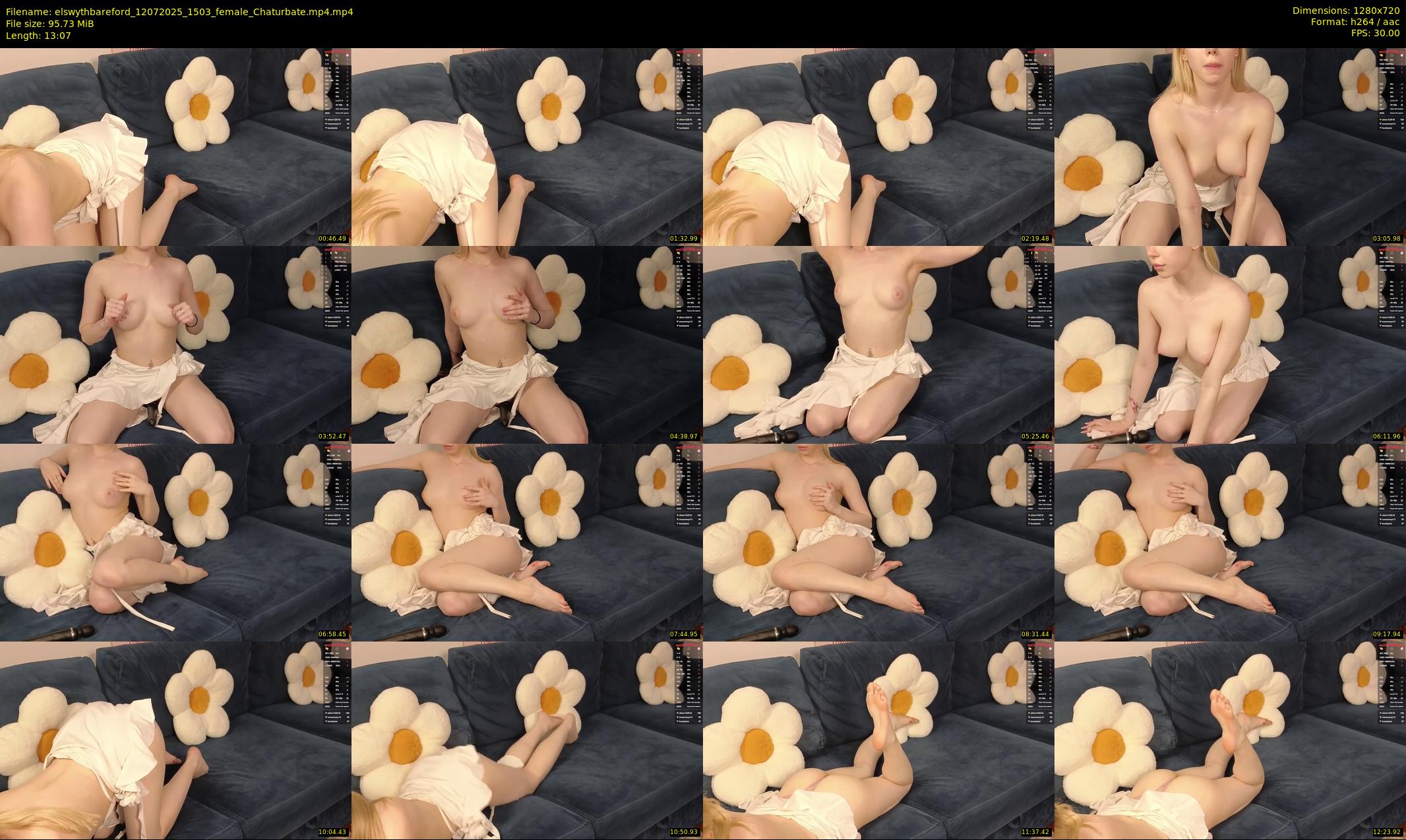 elswythbareford — 14 minute Chaturbate female cam show recording, 720p, Jul 12, 2025