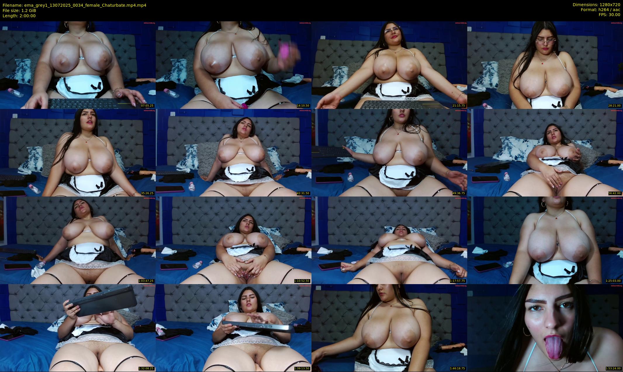 ema_grey1 — 120 minute Chaturbate female cam show recording, 720p, Jul 13, 2025