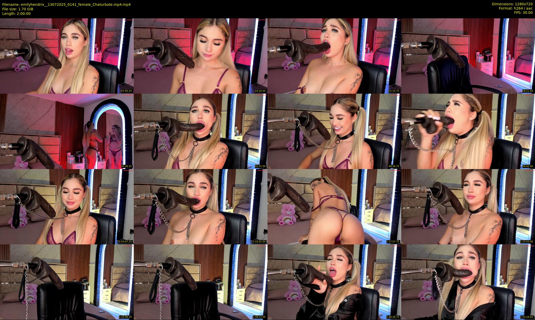 emilyhendrix_ — 120 minute Chaturbate couple cam show recording, 720p, Jul 13, 2025