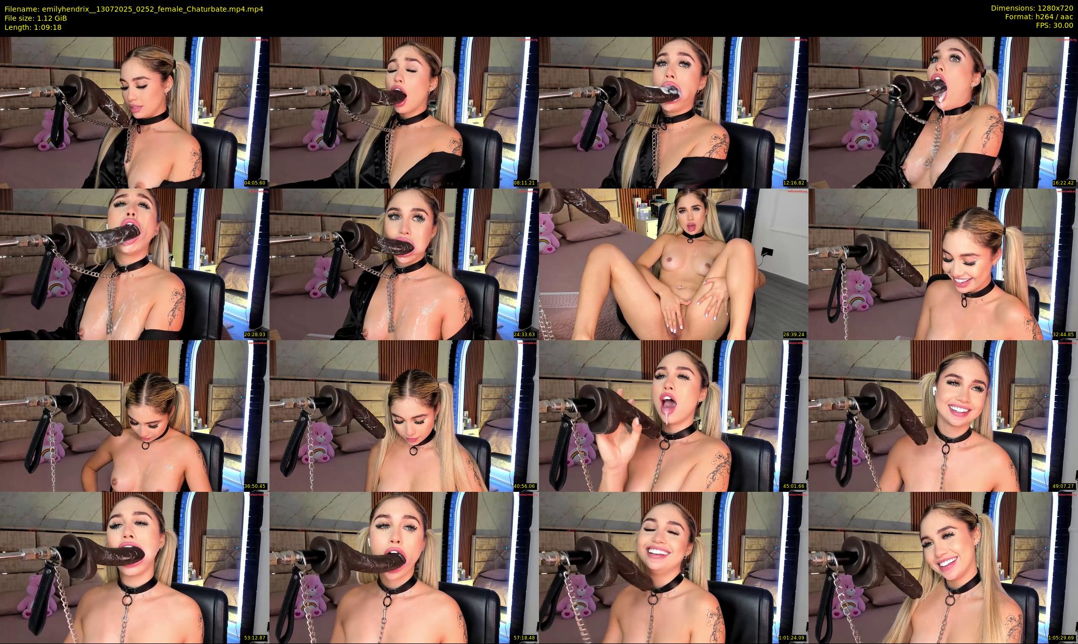 emilyhendrix_ — 70 minute Chaturbate couple cam show recording, 720p, Jul 13, 2025
