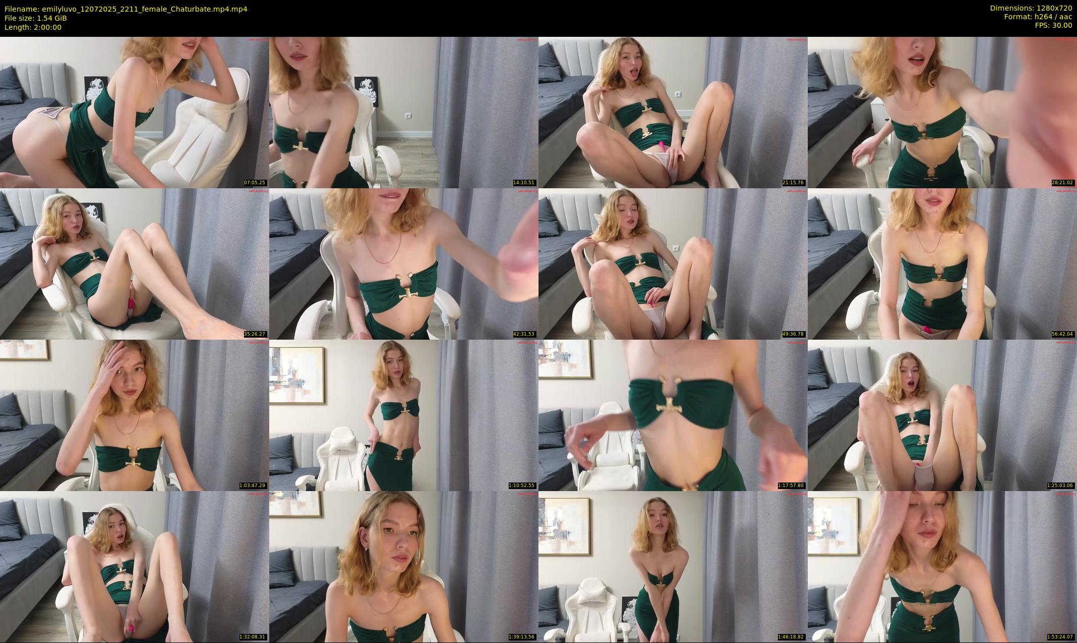 emilyluvo — 120 minute Chaturbate female cam show recording, 720p, Jul 12, 2025