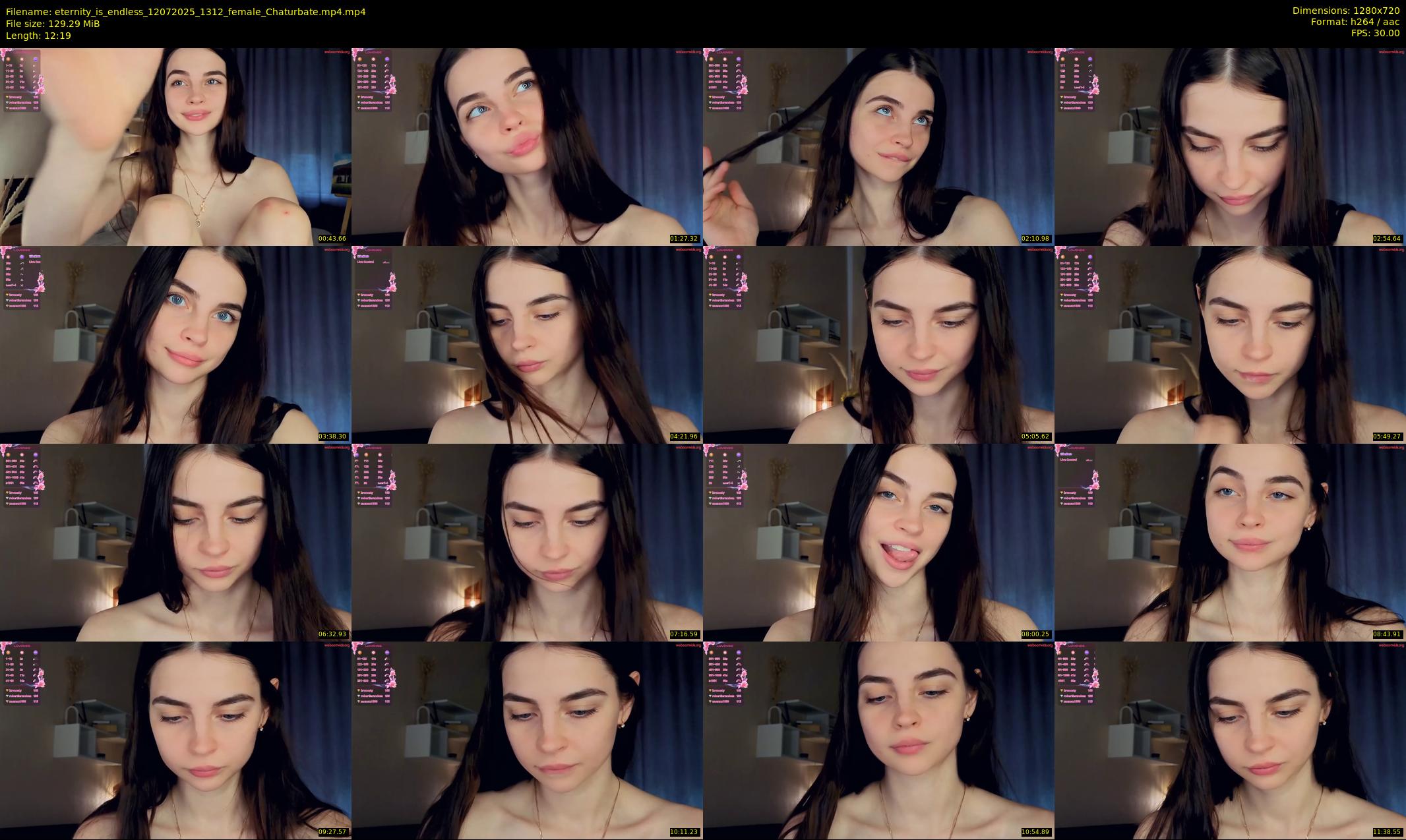 eternity_is_endless — 13 minute Chaturbate female cam show recording, 720p, Jul 12, 2025