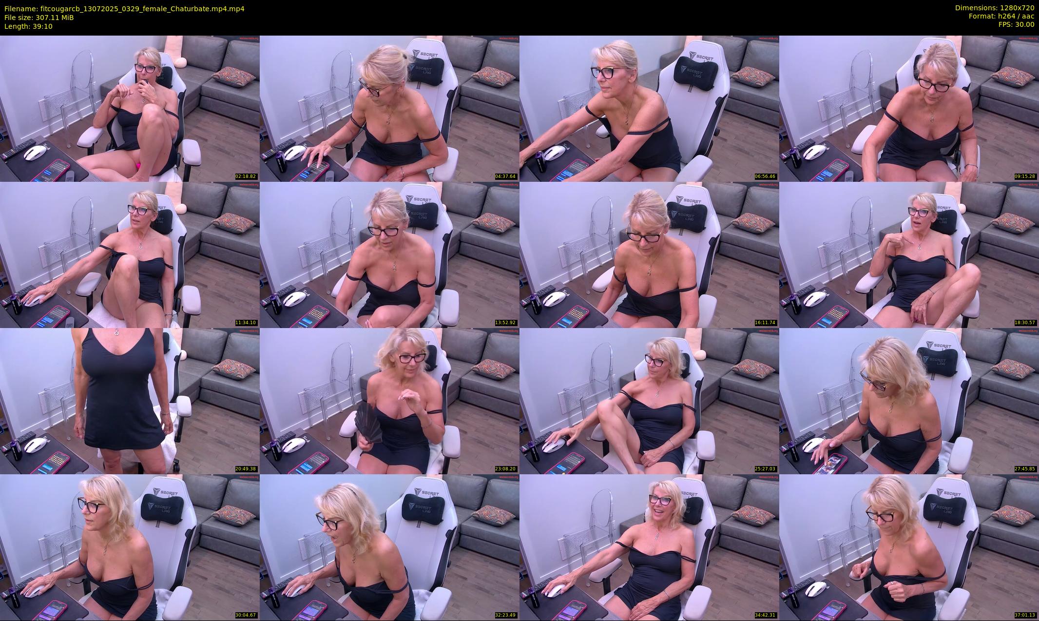 fitcougarcb — 40 minute Chaturbate female cam show recording, 720p, Jul 13, 2025