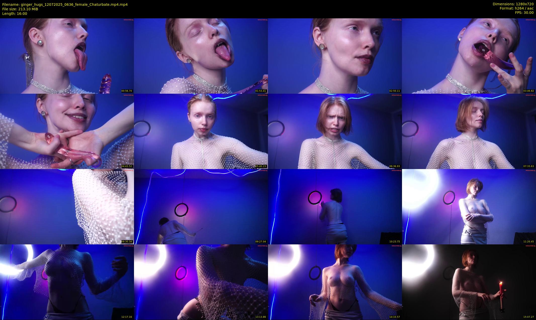 ginger_hugs — 16 minute Chaturbate female cam show recording, 720p, Jul 12, 2025