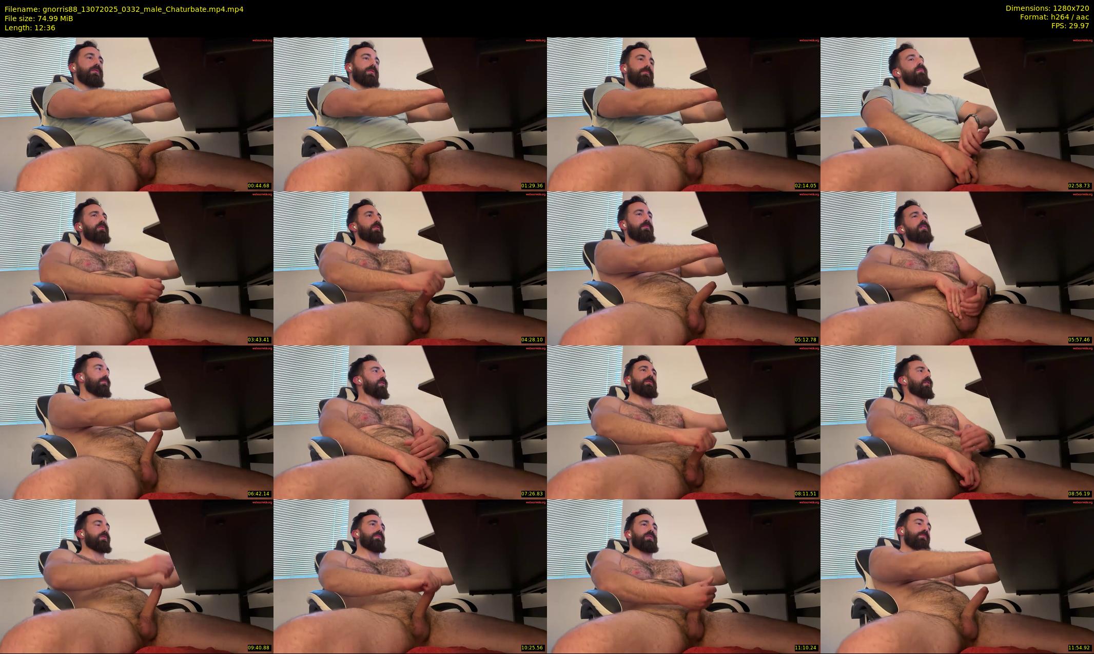 gnorris88 — 13 minute Chaturbate male cam show recording, 720p, Jul 13, 2025