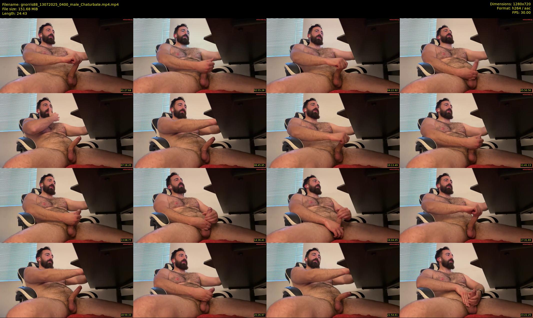 gnorris88 — 25 minute Chaturbate male cam show recording, 720p, Jul 13, 2025