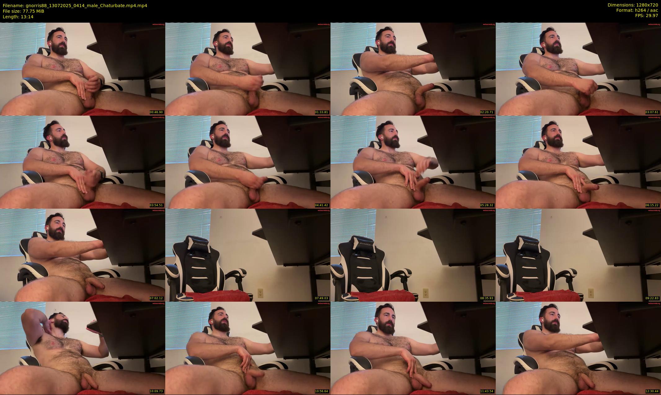 gnorris88 — 14 minute Chaturbate male cam show recording, 720p, Jul 13, 2025