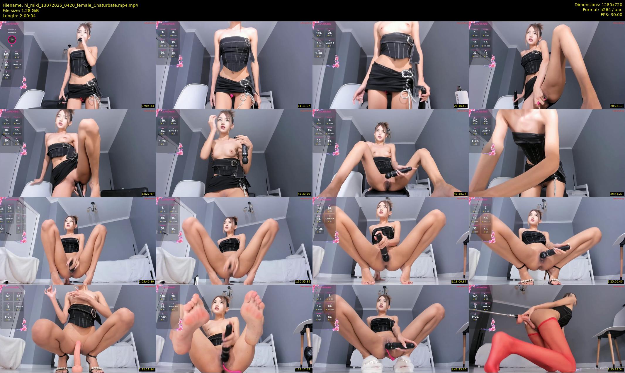 hi_miki — 121 minute Chaturbate female cam show recording, 720p, Jul 13, 2025