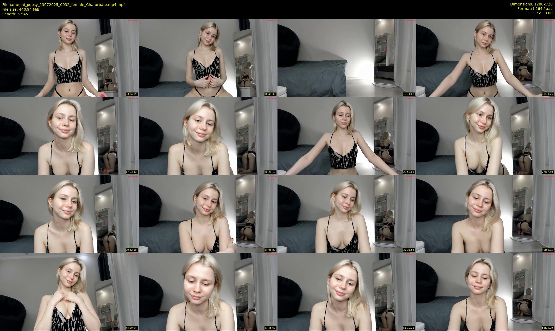 hi_popsy — 58 minute Chaturbate female cam show recording, 720p, Jul 13, 2025