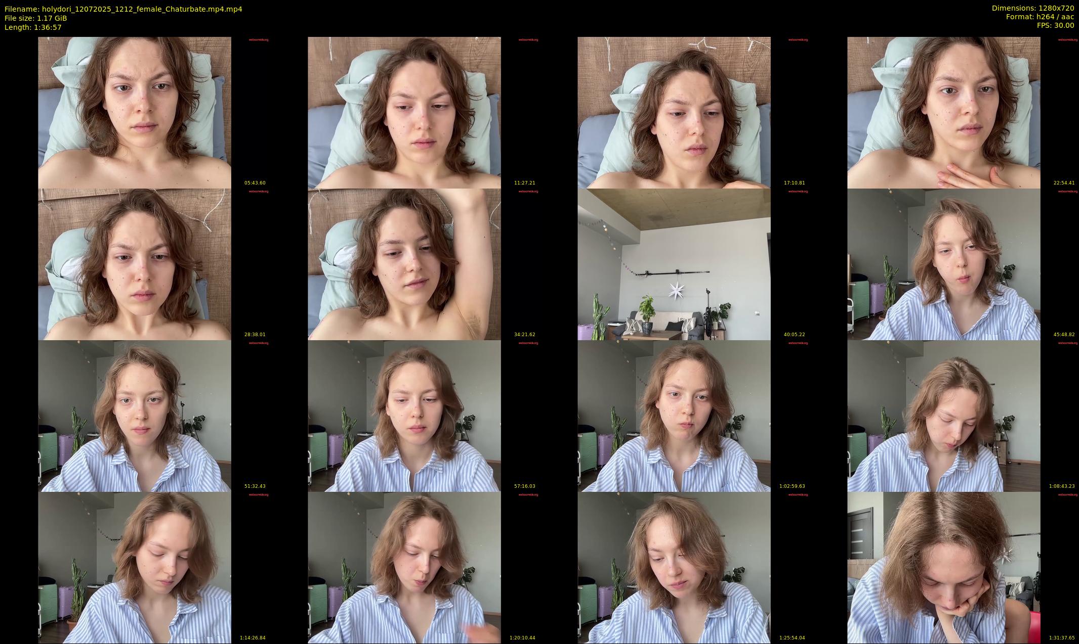holydori — 97 minute Chaturbate female cam show recording, 720p, Jul 12, 2025